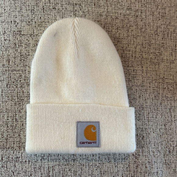 Carhartt Other - Carhartt Cream Knit Beanie